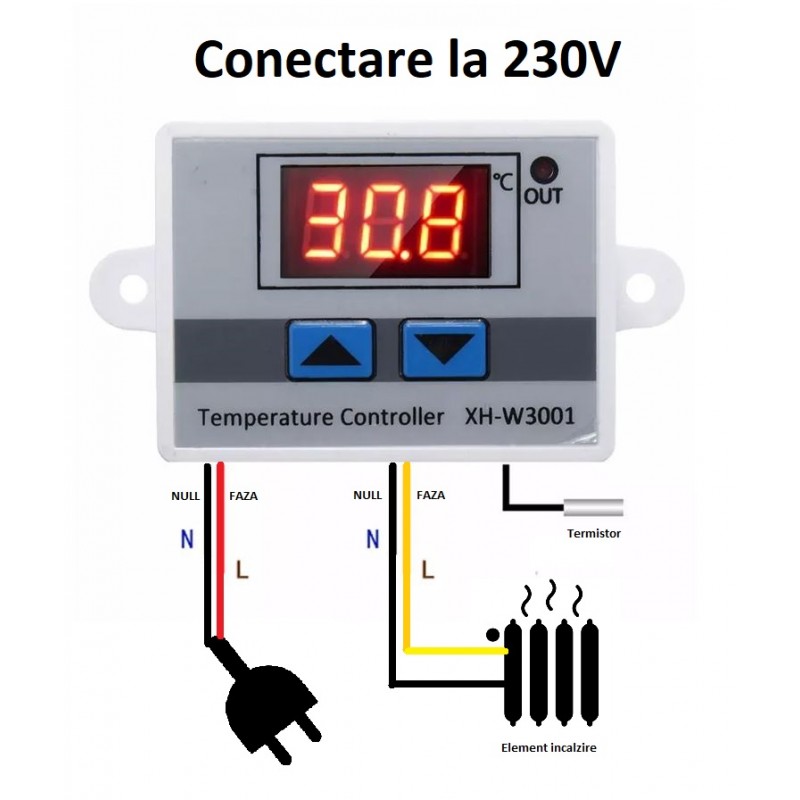 Xh w3001 схема принципиальная Suscettibile a Voto Aratro termostat digital Inattivo Fare del mio meglio tosse