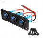 Panou control comutator comanda Barca/Auto, 3 butoane, 12-24V