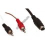 Cablu SVHS la 2RCA 1,5m