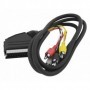 Cablu scart la 4 RCA 1,5m