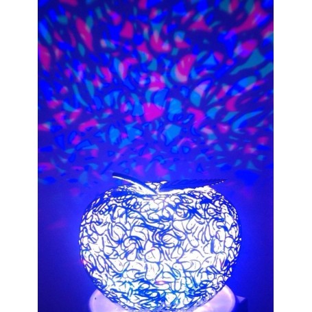 Ornament aluminiu led multicolor