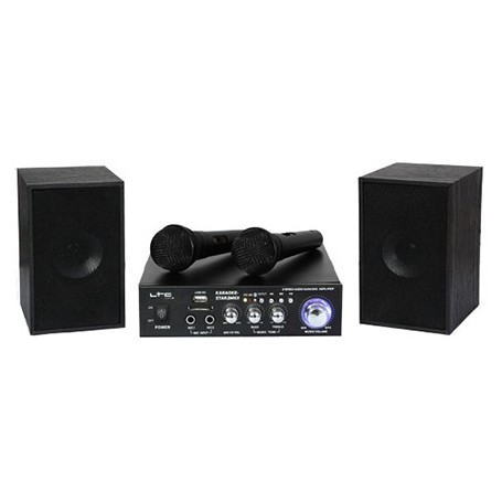 Set karaoke amplificator USB 2mic+2boxe
