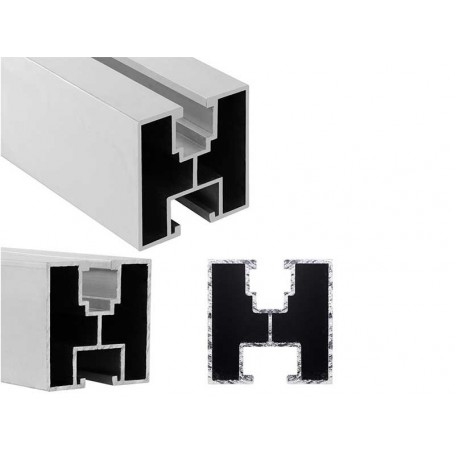 Sina profil montaj panouri solare 40x40mm lungime 2400mm