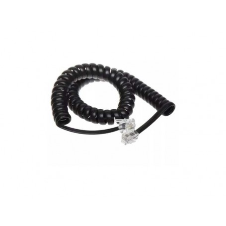 Cablu receptor spiralat 10m negru