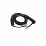 Cablu receptor spiralat 10m negru