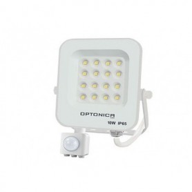 Proiector LED 10W cu senzor 900 lm 6000K IP65 alb Proiector LED 10W cu senzor 900 lm 6000K IP65 alb