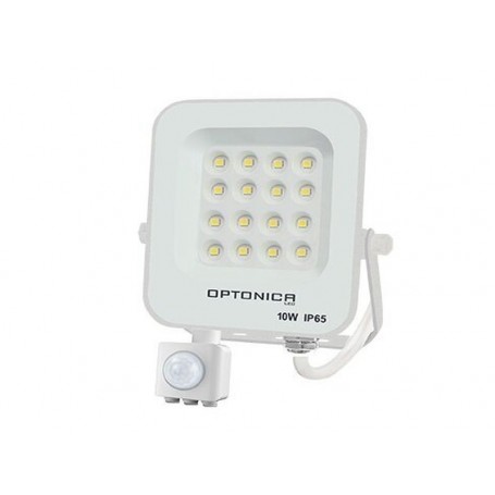Proiector LED 10W cu senzor 900 lm 6000K IP65 alb