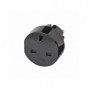 Adaptor UK/RO negru HQ