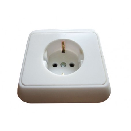 Priza suko bachelita alba