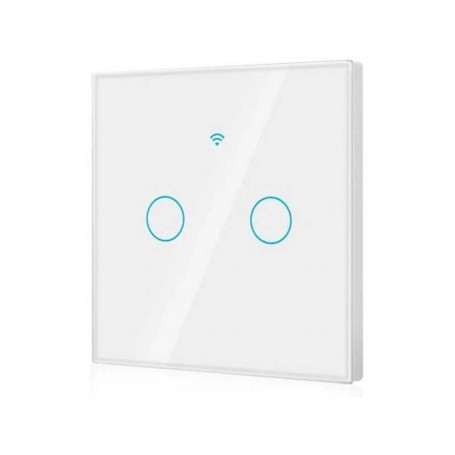 Comutator WIFI lumina tactil alb