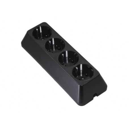 Cap prelungitor bachelita 4 cai negru