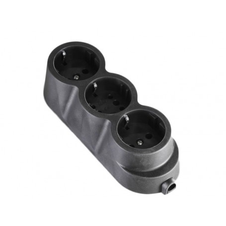 Cap prelungitor cauciucat 3 cai negru