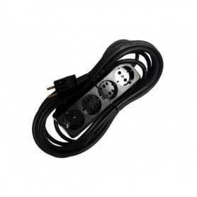 Prelungitor bachelita 4cai 5m 3x1.5mm2 negru Prelungitor bachelita 4cai 5m 3x1.5mm2 negru