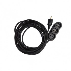 Prelungitor cauciucat bachelita 3cai 10m 3x1.5mm2 negru Prelungitor cauciucat bachelita 3cai 10m 3x1.5mm2 negru