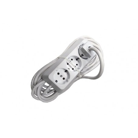 Prelungitor bachelita 3cai 10m 3x1.5mm2 alb