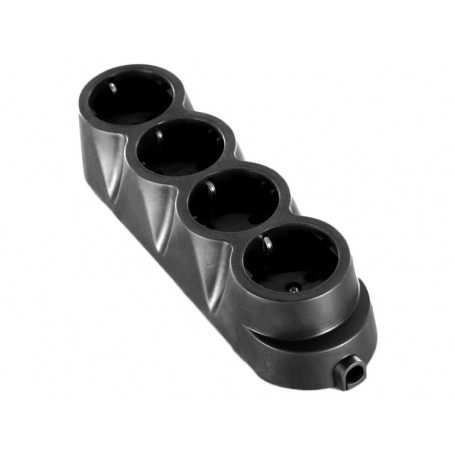 Cap prelungitor cauciucat 4 cai negru