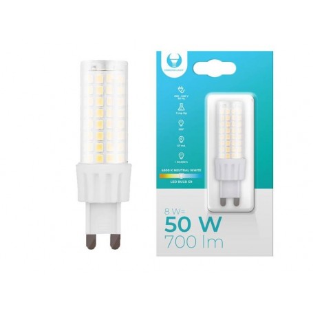 Bec leduri G9 8W alb neutru