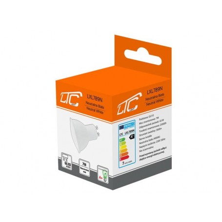 Bec spot GU10 leduri alb neutru 7W