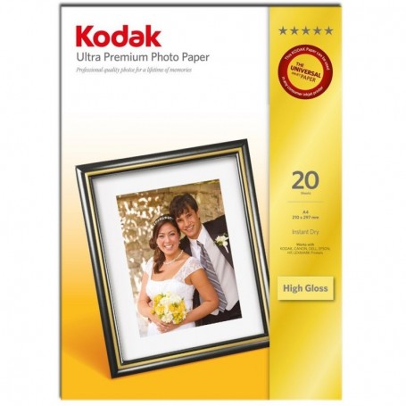 Hartie foto Kodak A4 Ultra Premium 280gsm set 20 coli