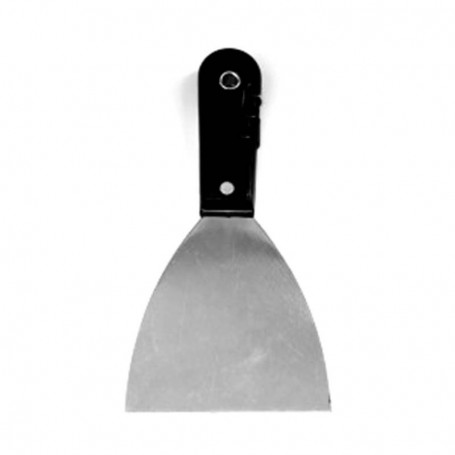 Spaclu inox cu maner din plastic de 2.5"