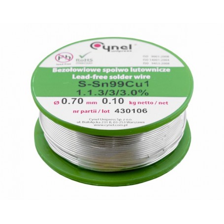 Fludor fara plumb 0.7mm 100gr Cynel