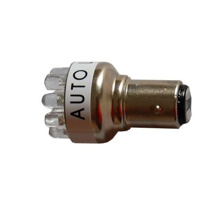 Bec auto 12V S25/1157 12led alb