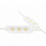 Modul 3 leduri SMD 5050 alb cald