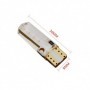 Bec auto T10 W5W COB 10-15V albastru