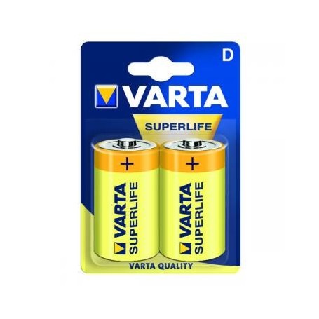 Set 2 baterii R20 Varta Superlife