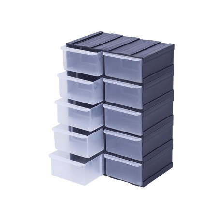 Organizator 10 sertare modular 22.5X15.5X10cm