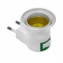 Adaptor 220V la dulie E27 cu intrerupator