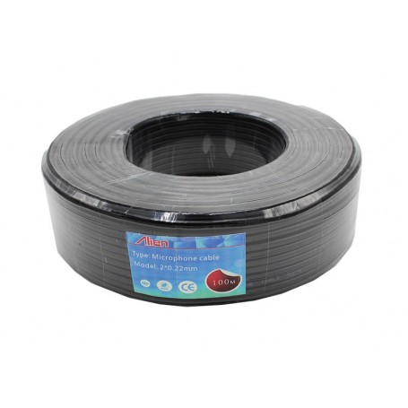 Cablu microfon stereo 6mm rola 100m