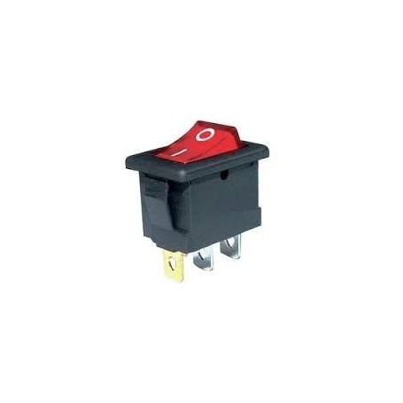 Intrerupator led mic rosu on/off