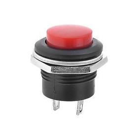 Intrerupator rotund push mare fara retinere