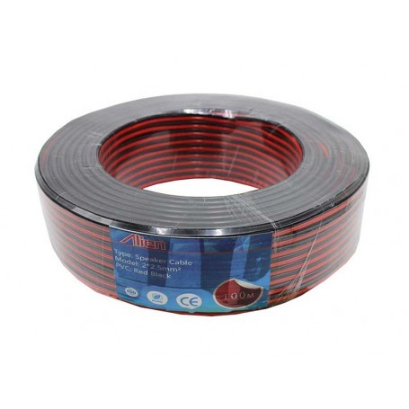 Cablu difuzor r/n 2x2,5mm rola 100m