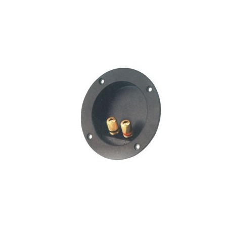 Conector boxa 2 contacte gold rotund