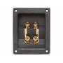 Conector boxa 4 contacte gold patrat