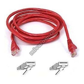 Cablu UTP cu mufe 1,5m rosu Cablu UTP cu mufe 1,5m rosu