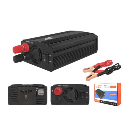 Invertor tensiune 24V 600W cu 2xUSB