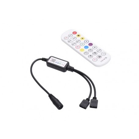 Controler RGB cu telecomanda+2 iesiri si Magic Smart