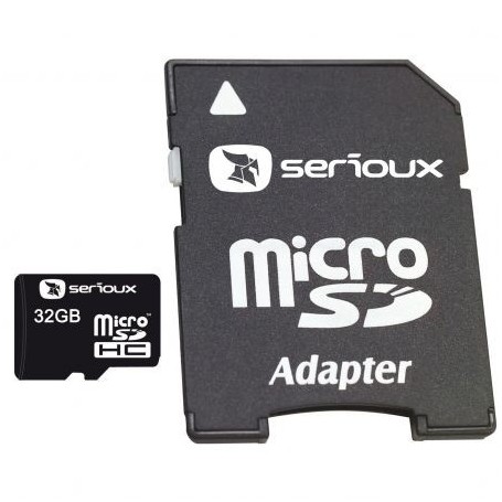 MicroSDHC 32Gb SERIOUX cu adaptor