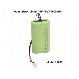 Grup acumulatori 2x18650  Li-ion 7.4-8V 5000mAh