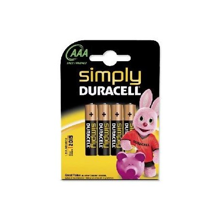 Set 4 baterii R3 Duracell Simply
