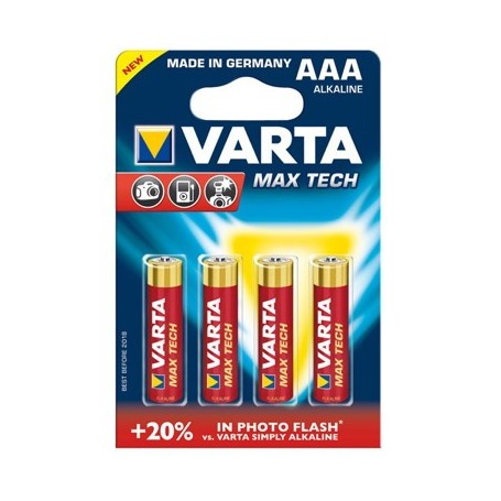 Set 4 baterii Varta Max Tech 4703 AAA