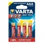 Set 4 baterii Varta Max Tech 4703 AAA