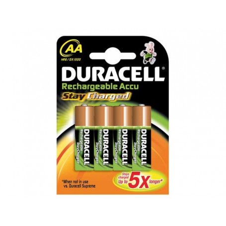 Set 4 acumulatori 2500ma Duracell Stay Charged R6