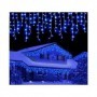 Instalatie turturi 100LED 4.5m albastru exterior interconectabila
