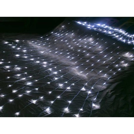 Instalatie perdea ploaie 132 leduri 3x1m alb rece