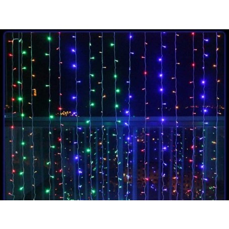 Instalatie perdea 5x1M leduri multicolor