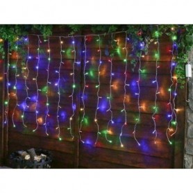 Instalatie ploaie 6m 100leduri multicolore